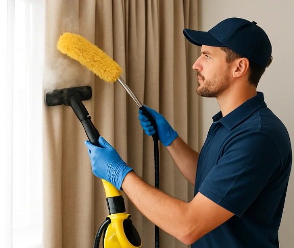 Trusted drapes cleaning technician Matty Curtain Cleaning black-hill-vic QLD