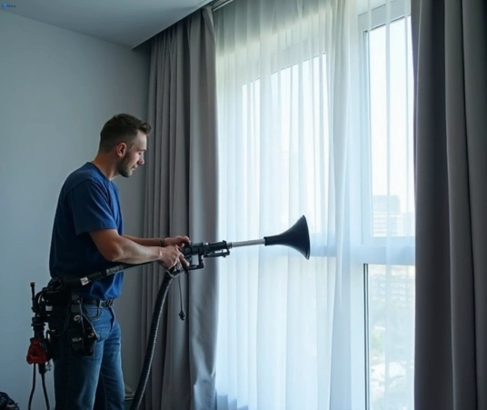 Professional drapes cleaning process tools Matty Curtain Cleaning black-hill-vic